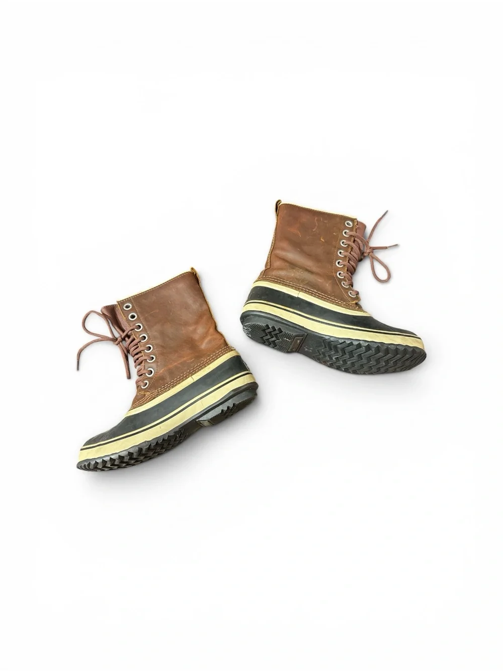 Sorel 1964 Premium Waterproof Leather Lined Duck Boots Womens Size 7